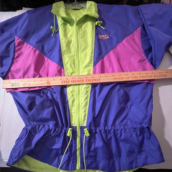Vintage Saucony Colorblock Y2K 90’s Windbreaker Jacket Running W/Pockets Medium - Picture 6 of 10